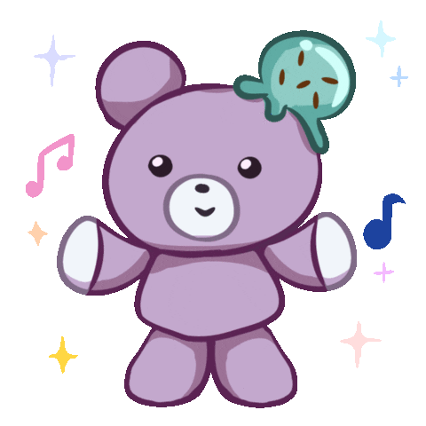 magical_yuki giphyupload dance cool bear Sticker