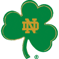 St Patricks Day Irish Sticker by Notre Dame Alumni Association