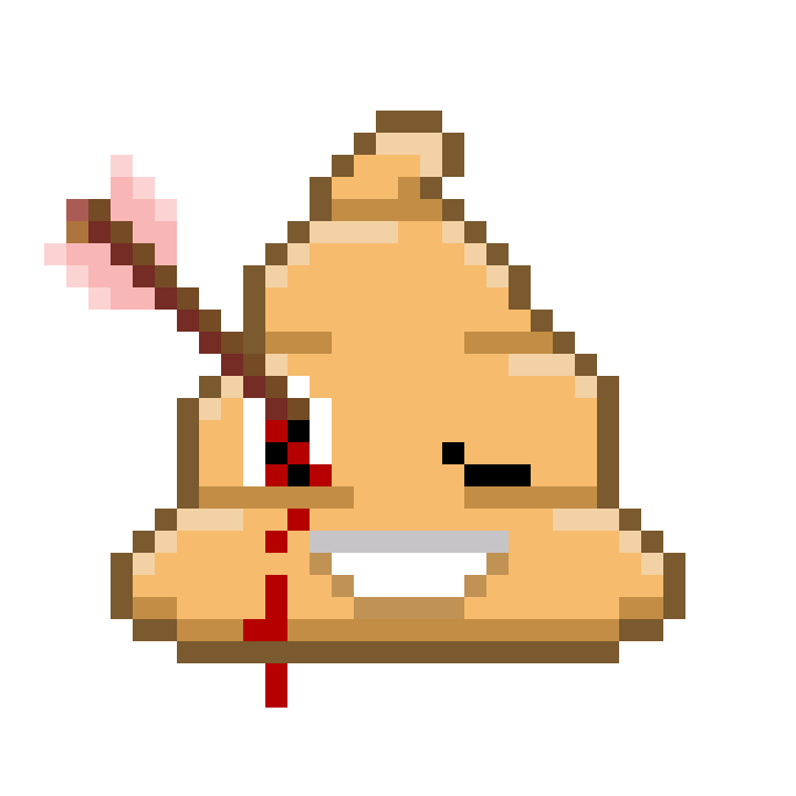 Art Shitting Sticker by Poopies.io