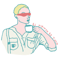 t3mpe sports coffee cafe enjoy Sticker