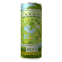 Nocktail drink vegan alcohol cocktail Sticker