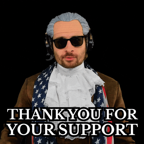 Supporting Thank You For Your Support GIF