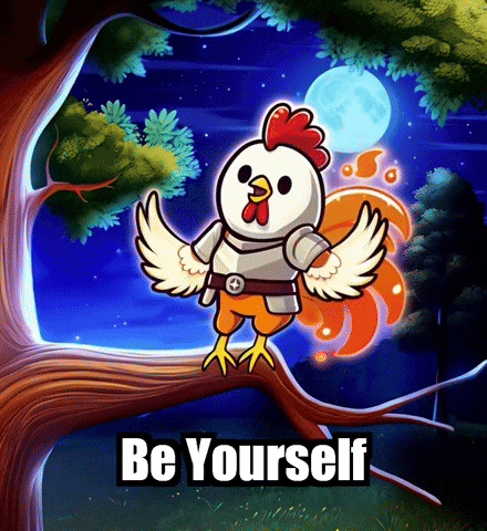 Wisdom Be Yourself GIF by Zorooster