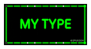 Neon Crush Sticker
