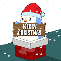 Merry Christmas Sticker by Pudgy Penguins
