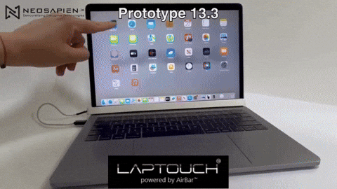 LAPTOUCH giphyupload airbar laptouch toadtech GIF