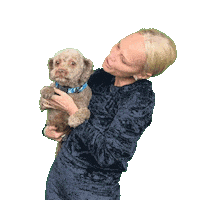 Puppy Love Kiss Sticker by Kristin Chenoweth