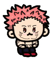 Jujutsu Kaisen Yuji Sticker by Playbear520_TW