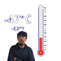 Negative Fifty Three Degrees Sticker