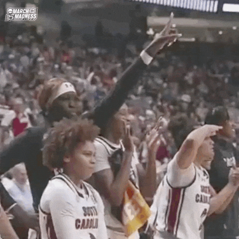 Looking College Basketball GIF by NCAA March Madness