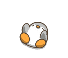 Penguin Melting Sticker