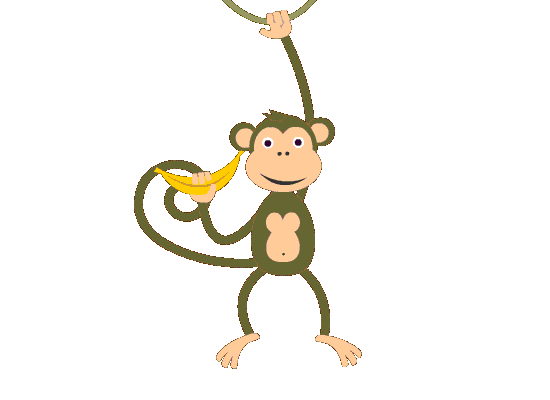 loop monkey Sticker by Ecard Mint