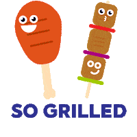 See You Bbq Sticker by Foodak