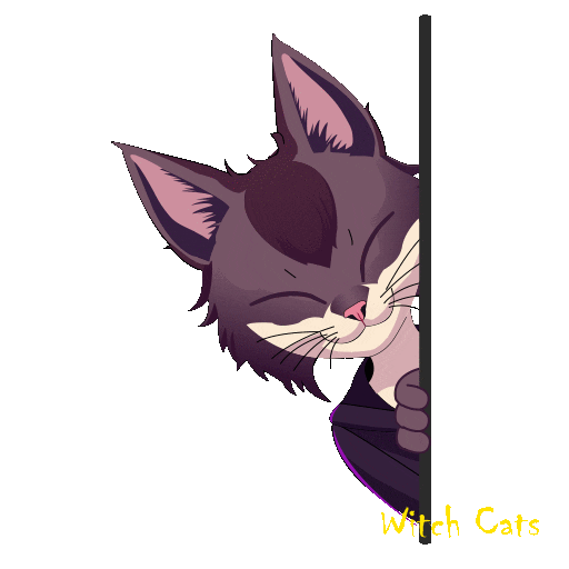 Cat Scheming Sticker by JPedicini