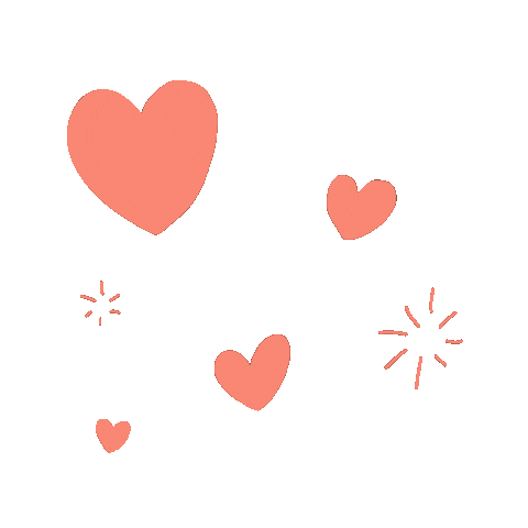 In Love Hearts Sticker