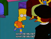 bart simpson what GIF