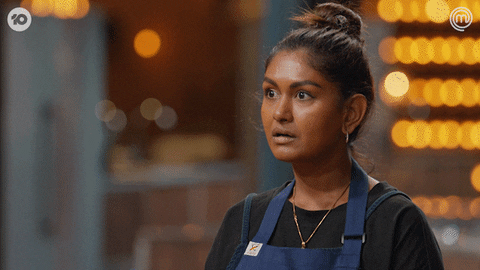 Sad Nervous GIF by MasterChefAU