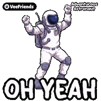 Happy Oh Yeah Sticker by VeeFriends
