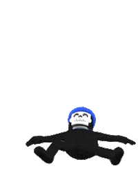 Wake Up Skull Sticker by JohnsonnLe