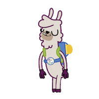 Viaje Llama Sticker by Y Tú Qué Planes