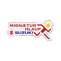 Hlaup Sticker by Suzuki á Íslandi
