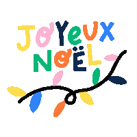 Joyeux Noel Christmas Sticker