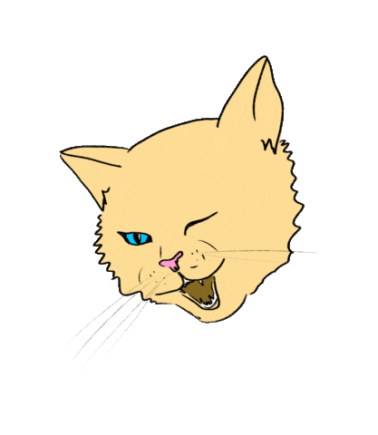 Cat Laugh Sticker