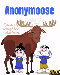 Moose Animal Gif GIF by Zhot Shop