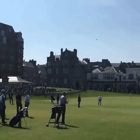 Obama Tees Off at St Andrews Before Charity Event in Edinburgh