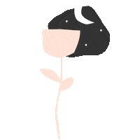 Fleurélectrique Électrique Fleurelectrique Moonflower Moonchild Moon Nightflower Fleur Nuit Lune Sticker