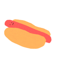 Hotdog Idk Sticker