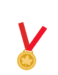 Gold Medal Sticker by Air Canada