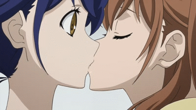 anime kiss anime girl gif  WiffleGif