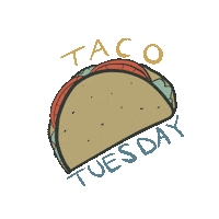 Tacos Taco Tuesday Sticker by Common Desk