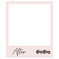 goopgangau frame polaroid after weight loss Sticker