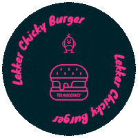 Burger Sticker by Ter Marsch & Co