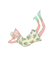 Summer Relaxing Sticker by Heather Buchanan