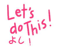 Lets Go Pink Sticker by Catharina Stewart