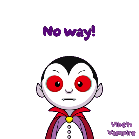 No Way Halloween Sticker by VeeFriends