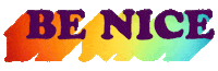 Be Nice Sticker by LITTLE Agency