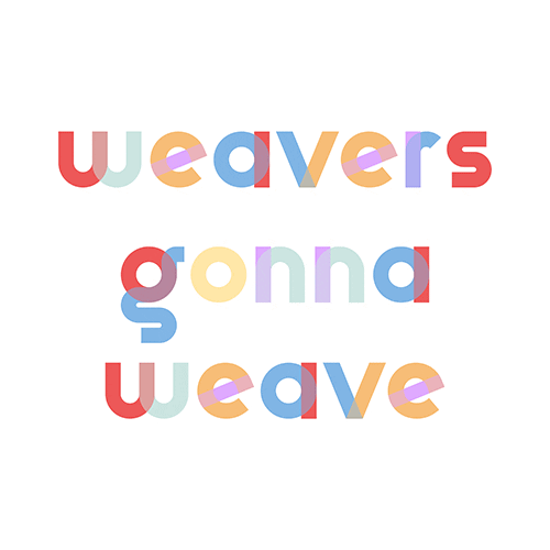 wovenmemories textiles weaving weavers weaver fever Sticker