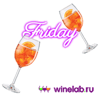 winelab party cheers friday shake Sticker