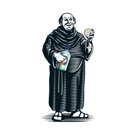 PlymouthGinGlobal illustration drink man drinking Sticker