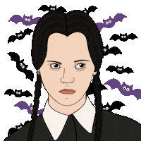 Addams Family Halloween Sticker