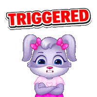 Angry Shock Sticker by Lucas and Friends by RV AppStudios