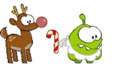 New Year Christmas Sticker by Om Nom