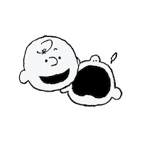 Happy Charlie Brown Sticker by Peanuts