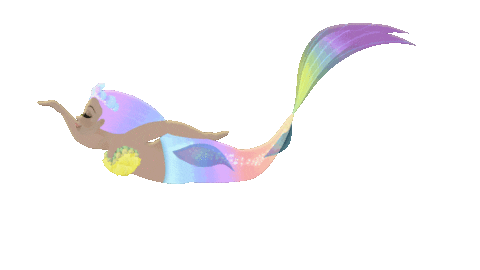 Mermaid Tail Sticker by Mermaid_Lux