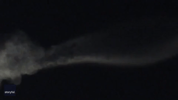 Footage Shows SpaceX Falcon Separation 