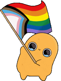 Gay Love Sticker by Sad Nuggie